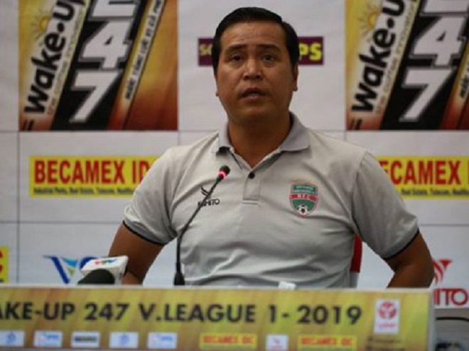 HLV Bình Dương lý giải việc bỏ dở trận đấu khi đang thắng Sài Gòn
