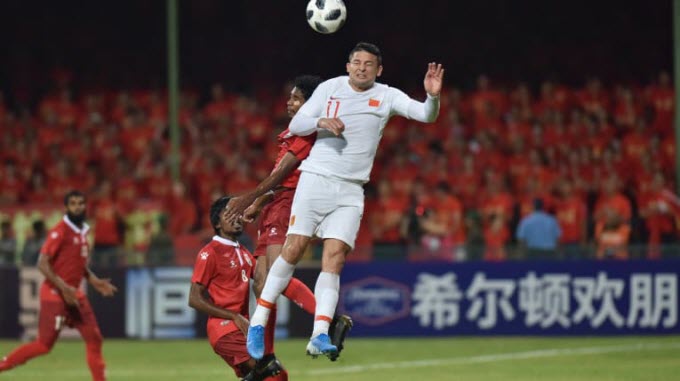 Maldives 0-5 Trung Quốc: Elkeson lập cú đúp trong ngày ra mắt