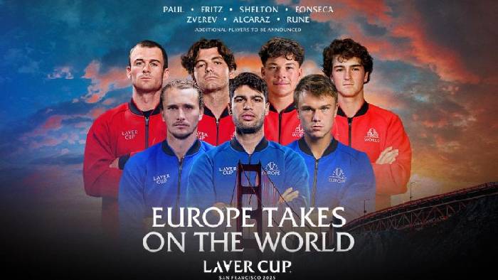 Giải tennis Laver Cup 2025 phát sóng trực tiếp trên kênh nào?