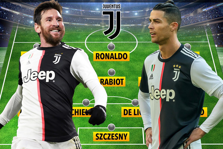 Messi đá cặp với Ronaldo ở Juventus: HLV Sarri lên tiếng