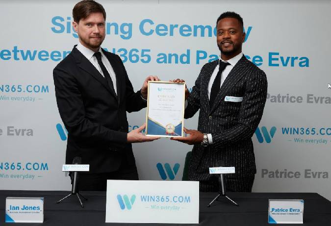 Patrice Evra: Danh thủ M.U trở thành đại sứ thương hiệu cho nhà cái WIN365