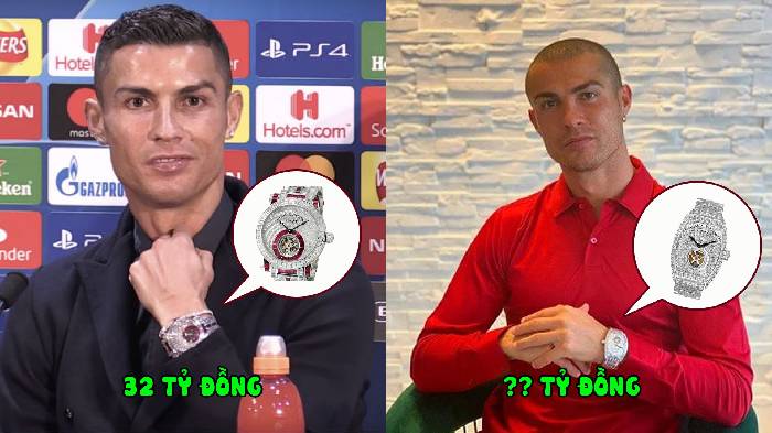 Top 5 chiếc đồng hồ xịn nhất trong bộ sưu tập 'trăm tỷ' của Ronaldo