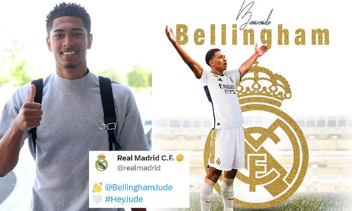 CHÍNH THỨC: Real Madrid kích hoạt bom tấn Jude Bellingham 