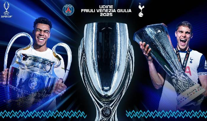 Xem trực tiếp PSG vs Tottenham siêu cúp châu Âu trên kênh nào, ở đâu?