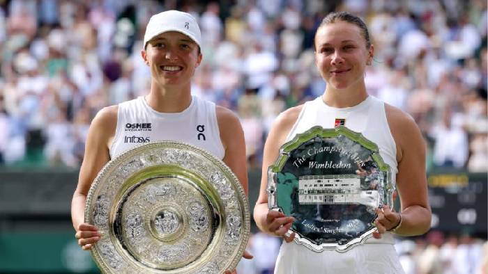 Swiatek trở lại top 3 thế giới sau chức vô địch Wimbledon, Anisimova lọt top 10