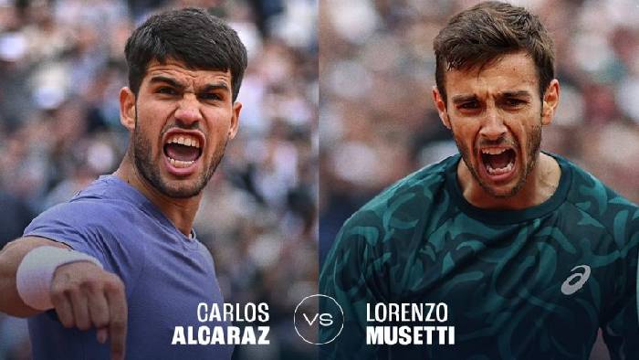 Link xem tennis Alcaraz vs Musetti, Bán kết Rome Masters - 20h30 ngày 16/5 Link xem tennis Alcaraz vs Musetti, Bán kết Rome Masters - 20h30 ngày 16/5