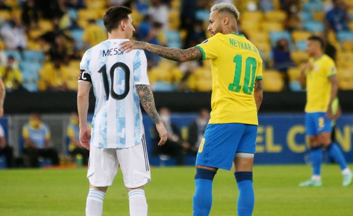 Đội hình kết hợp Argentina vs Brazil: Messi đá cặp cùng Neymar