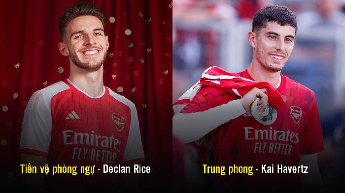 Đội hình hoàn hảo của Arsenal mùa tới: 'Tam giác quỷ' khu trung tuyến