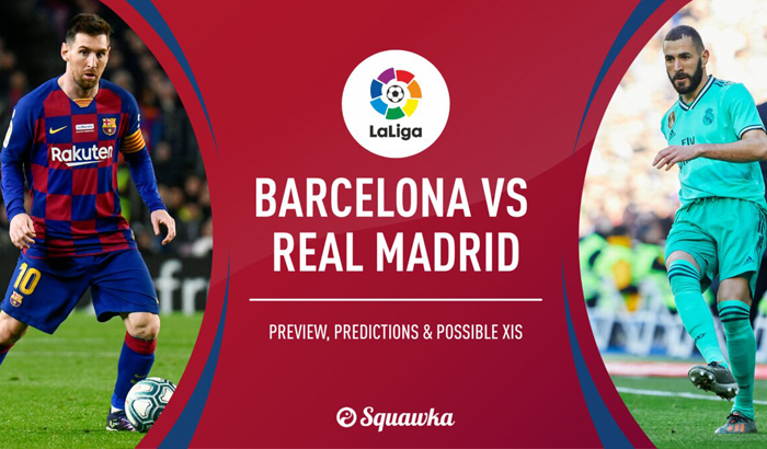 Dự đoán Barcelona vs Real Madrid (2h 19/12) bởi Squawka