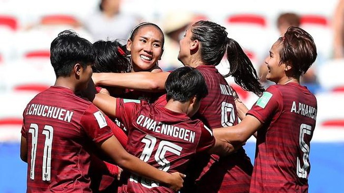 Nữ Thái Lan ghi bàn thắng lịch sử ở World Cup nữ 2019