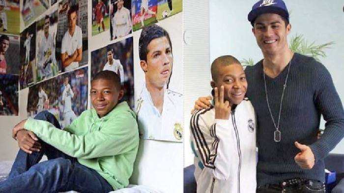 Đồng đội của Mbappe: 'Cậu ấy là fan cuồng CR7 nhất mà tôi từng biết'