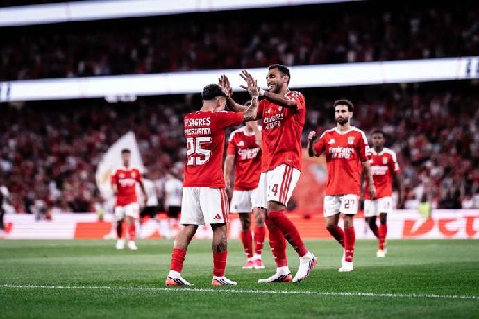 Kèo thẻ phạt Benfica vs Aarhus 02h00 ngày 21/08