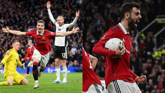 Ngược dòng Fulham, Man United lập kỷ lục mới của bóng đá Anh