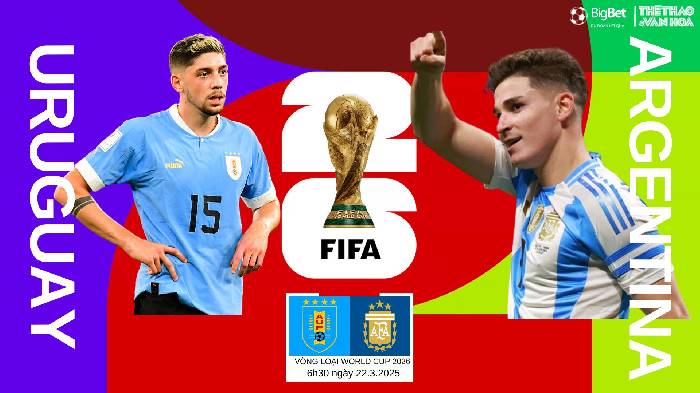 Siêu máy tính dự đoán Uruguay vs Argentina, 06h30 ngày 22/3