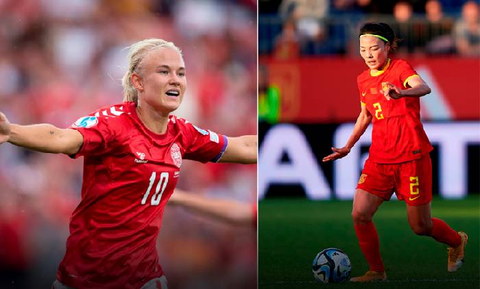 Link xem trực tiếp nữ Đan Mạch vs nữ Trung Quốc, 19h ngày 22/7, World Cup 2023