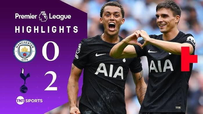 Man City bất ngờ thất bại trên sân nhà trước Tottenham