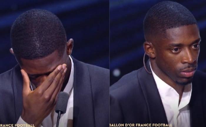 Ousmane Demble bật khóc khi giành Quả bóng vàng