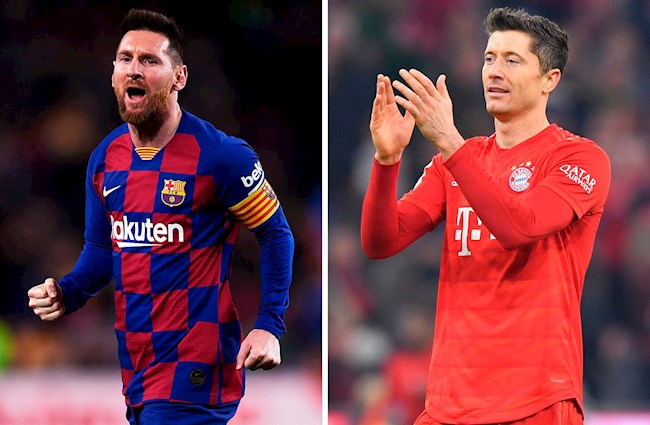 Đội hình tiêu biểu Champions League 2019/20: Messi 'đá cặp' Lewandowski