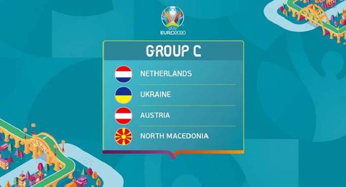 Bảng đấu C VCK EURO 2021: Hà Lan, Ukraine, Áo, Bắc Macedonia