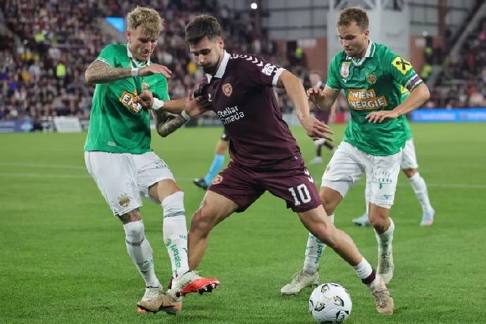 Nhận định bóng đá Rapid Wien vs Hearts, 23h45 ngày 26/08: Tin vào chủ nhà
