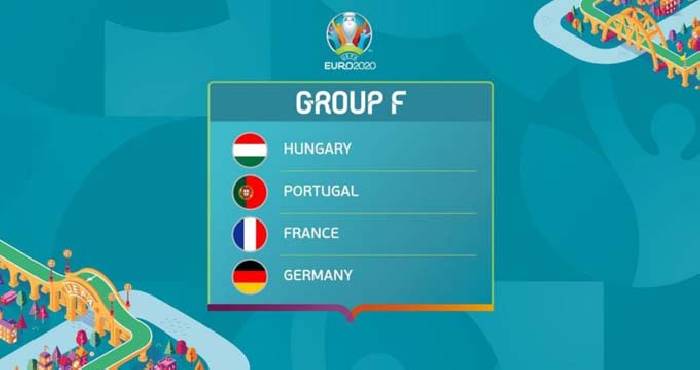 Bảng đấu F VCK EURO 2021: Hungary, Bồ Đào Nha, Pháp, Đức
