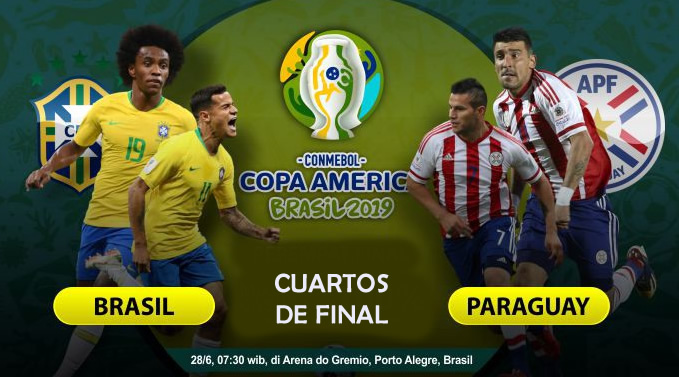 Nhận định Brazil vs Paraguay, 07h30 28/6 (Copa America 2019)