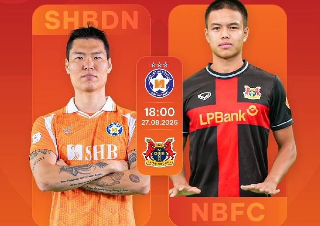 Link xem trực tiếp SHB Đà Nẵng vs Ninh Bình hôm nay, 18h00 ngày 27/8