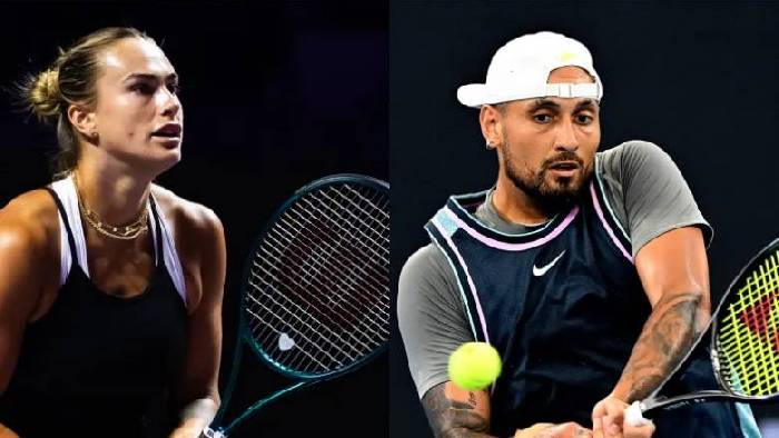 Trận đấu kỳ lạ của làng quần vợt: Kyrgios chạm trán Sabalenka ở ‘Battle of the Sexes’