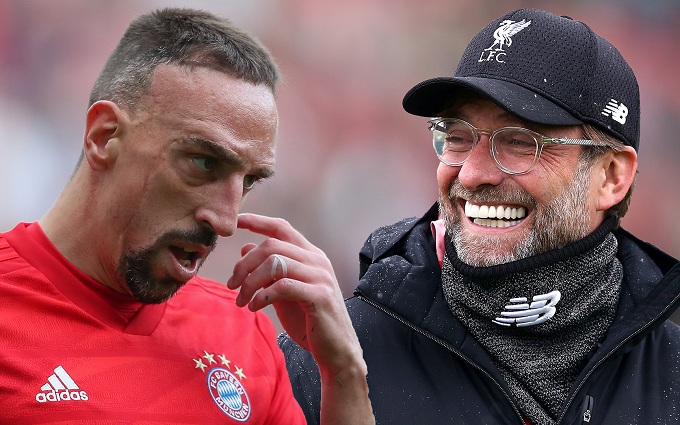 Liverpool tính gây sốc với Franck Ribery