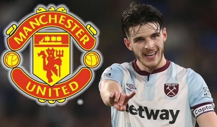 Xác nhận! Man United chưa từng cạnh tranh chữ ký của Declan Rice