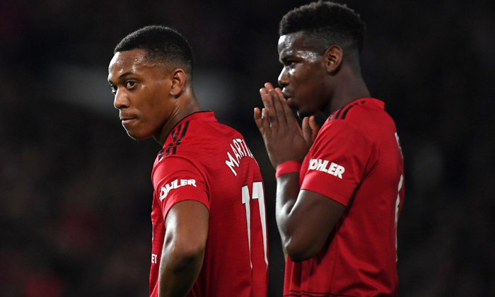 Paul Pogba và Anthony Martial có thể đá đại chiến MU vs Arsenal?