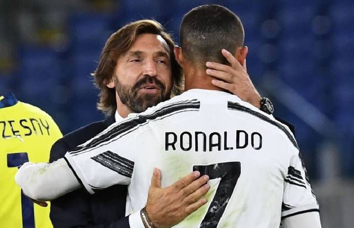 HLV Pirlo tuyên bố không chịu trách nhiệm cho sai lầm của Ronaldo