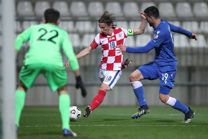Vòng loại World Cup 2022: Luka Modric không đá trận Croatia vs Malta
