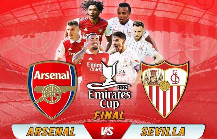 Đội hình ra sân chính thức Arsenal vs Sevilla, 18h30 ngày 30/7