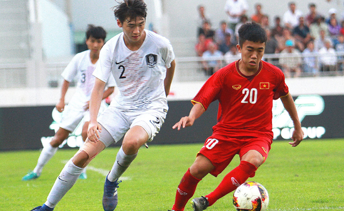 Kết quả U15 Việt Nam vs U15 Hàn Quốc. Kết quả U15 Quốc tế 2019 hôm nay 30/8