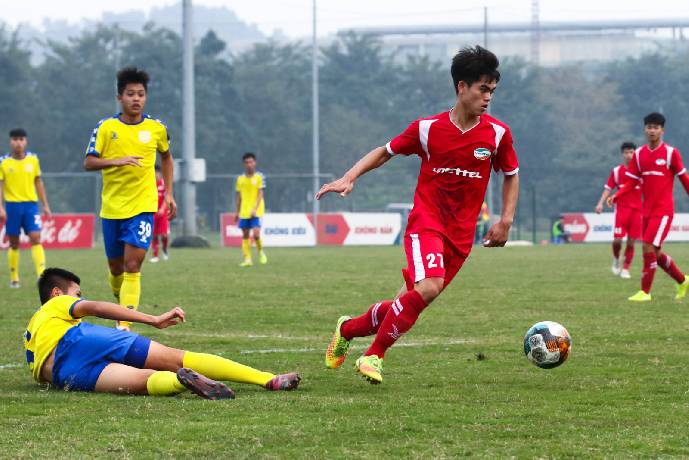 Lịch phát sóng trực tiếp bóng đá 1/4: Đồng Tháp U19 vs Bình Định U19