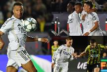 Kết quả cúp C1 châu Âu đêm qua: Real đại thắng, Liverpool tiếp tục thất bại