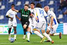 Kèo thẻ phạt Sassuolo vs Frosinone 20h00 ngày 02/09