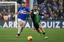 Biến động tỷ lệ kèo Sassuolo vs Sampdoria, 18h30 ngày 4/1