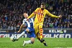 Wu Lei làm nên lịch sử khi ghi bàn giúp Espanyol cầm hòa Barcelona