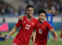 Đội tuyển Việt Nam thăng hạng trên bảng xếp hạng FIFA khi thắng Philippines