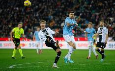 Kèo thẻ phạt Udinese vs Lazio 01h45 ngày 08/09