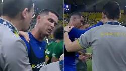 Ronaldo lại mất kiểm soát, hành xử thiếu chuyên nghiệp ngay trên sân