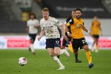 Biến động tỷ lệ kèo Man City vs Wolves, 19h30 ngày 11/12
