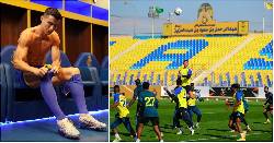 Sao Al Nassr hết lời chế nhạo Ronaldo ngay sau buổi tập đầu tiên Sao Al Nassr hết lời chế nhạo Ronaldo ngay sau buổi tập đầu tiên