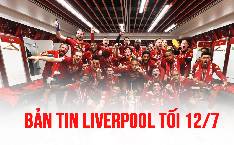 Bản tin Liverpool tối 12/7 : Săn trung vệ 100 củ, Trent Arnold tự tin vô địch mùa tới Bản tin Liverpool tối 12/7 : Săn trung vệ 100 củ, Trent Arnold tự tin vô địch mùa tới