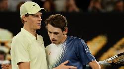 Link trực tiếp tennis Sinner vs de Minaur - Bán kết ATP Finals, 20h30 ngày 15/11