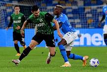 Phân tích kèo hiệp 1 Sassuolo vs Napoli, 2h45 ngày 18/2