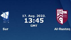 Nhận định, soi kèo Sur Club vs Al Rustaq, 20h45 ngày 17/8