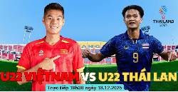 Link xem trực tiếp U22 Việt Nam vs U22 Thái Lan, 19h30 ngày 18/12